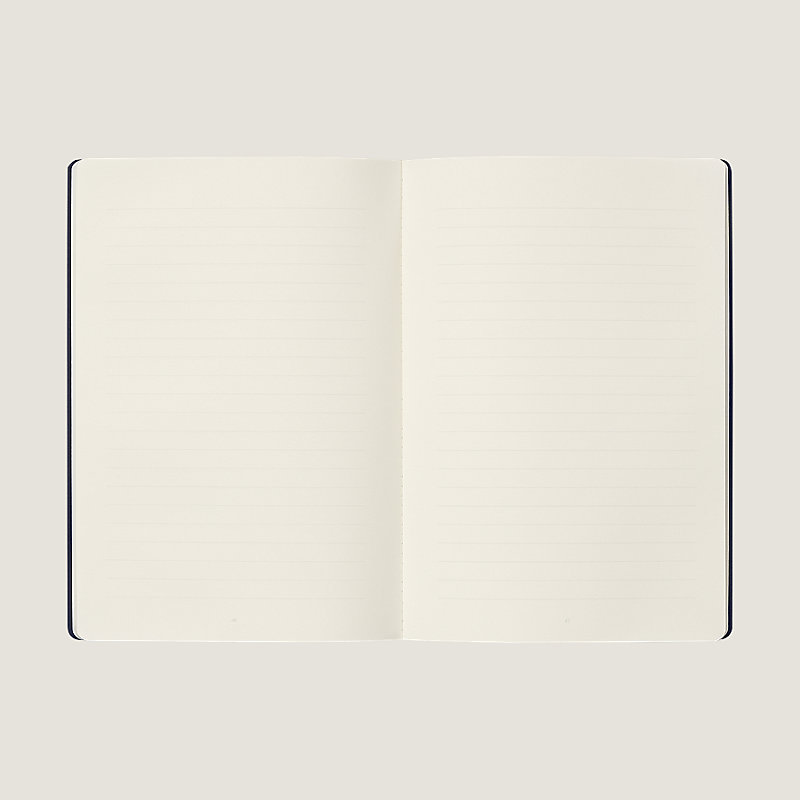 Grain d'H lined writing pad A5 | Hermès Singapore